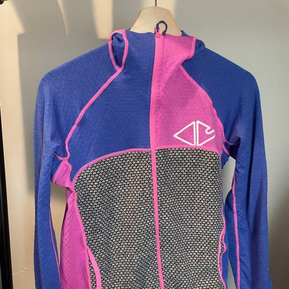 Crazy Idea Pull Ionic Women's technical polar fleece - Aurora Color, Medium - Picture 2 of 4